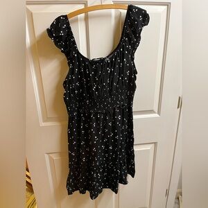 Wild Fable Black and White Floral Dress